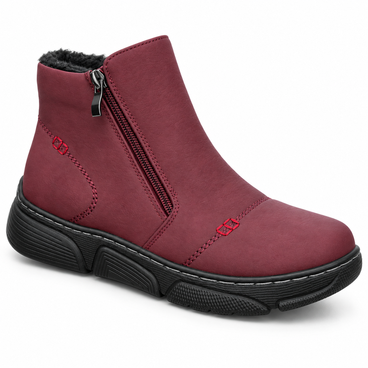 Botki Damskie (36-42) 12Par D26331-7 RED