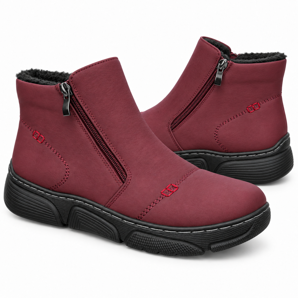 Botki Damskie (36-42) 12Par D26331-7 RED