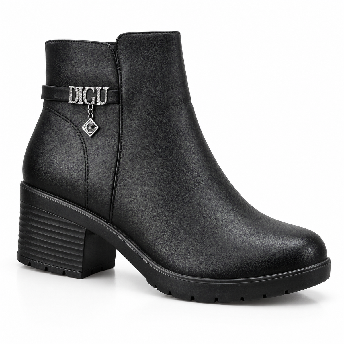 Botki Damskie (36-42) 12Par 7117-21 BLACK