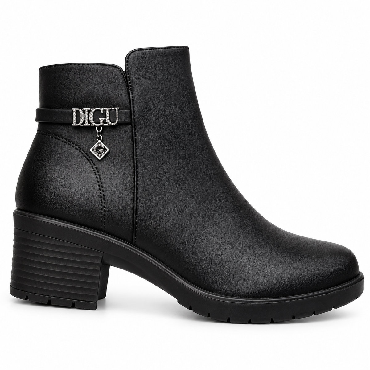 Botki Damskie (36-42) 12Par 7117-21 BLACK