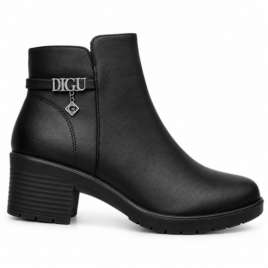 Botki Damskie (36-42) 12Par 7117-21 BLACK