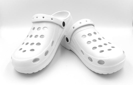 KROKSY MĘSKIE KLAPKI buty chodaki F001 (41-46) White