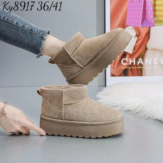 Botki EMU damskie (36-41, 12par) Ky8917 KHAKI
