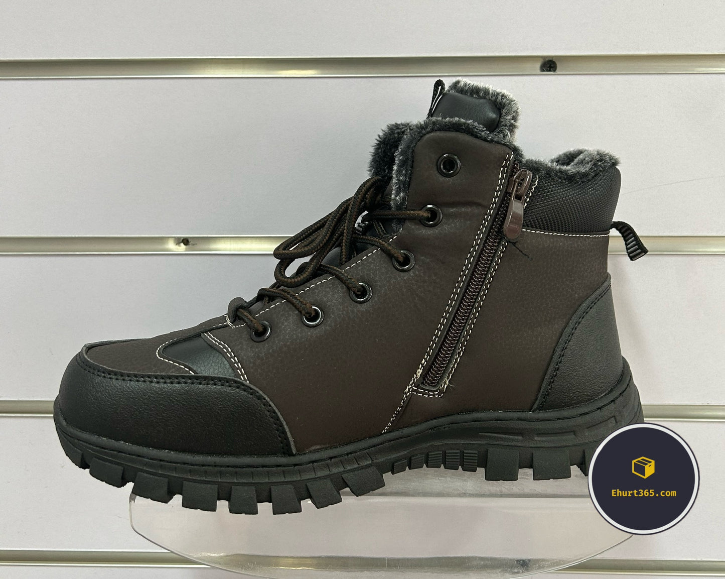 Trapery męskie (40-46) 12par UG03-3 BROWN