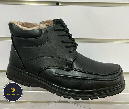 Botki Męskie (40-46) 12Par E4556A-1 BLACK