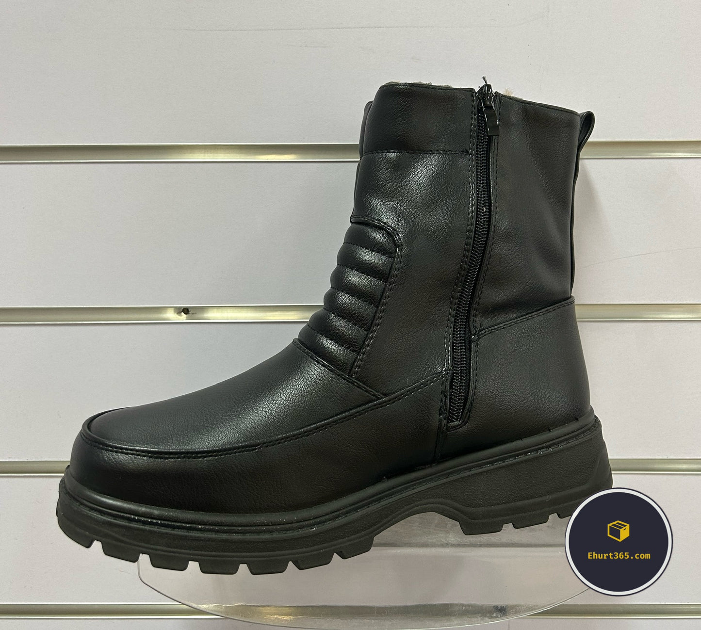 Botki Męskie   (40-46, 12par) A1302 Black