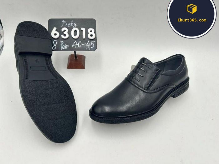 Półbuty wsuwane męskie  (40-45) 8par 63018 BLACK