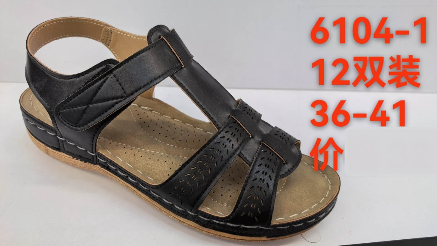 Sandały damskie D6104-1 (36-41,12Par）