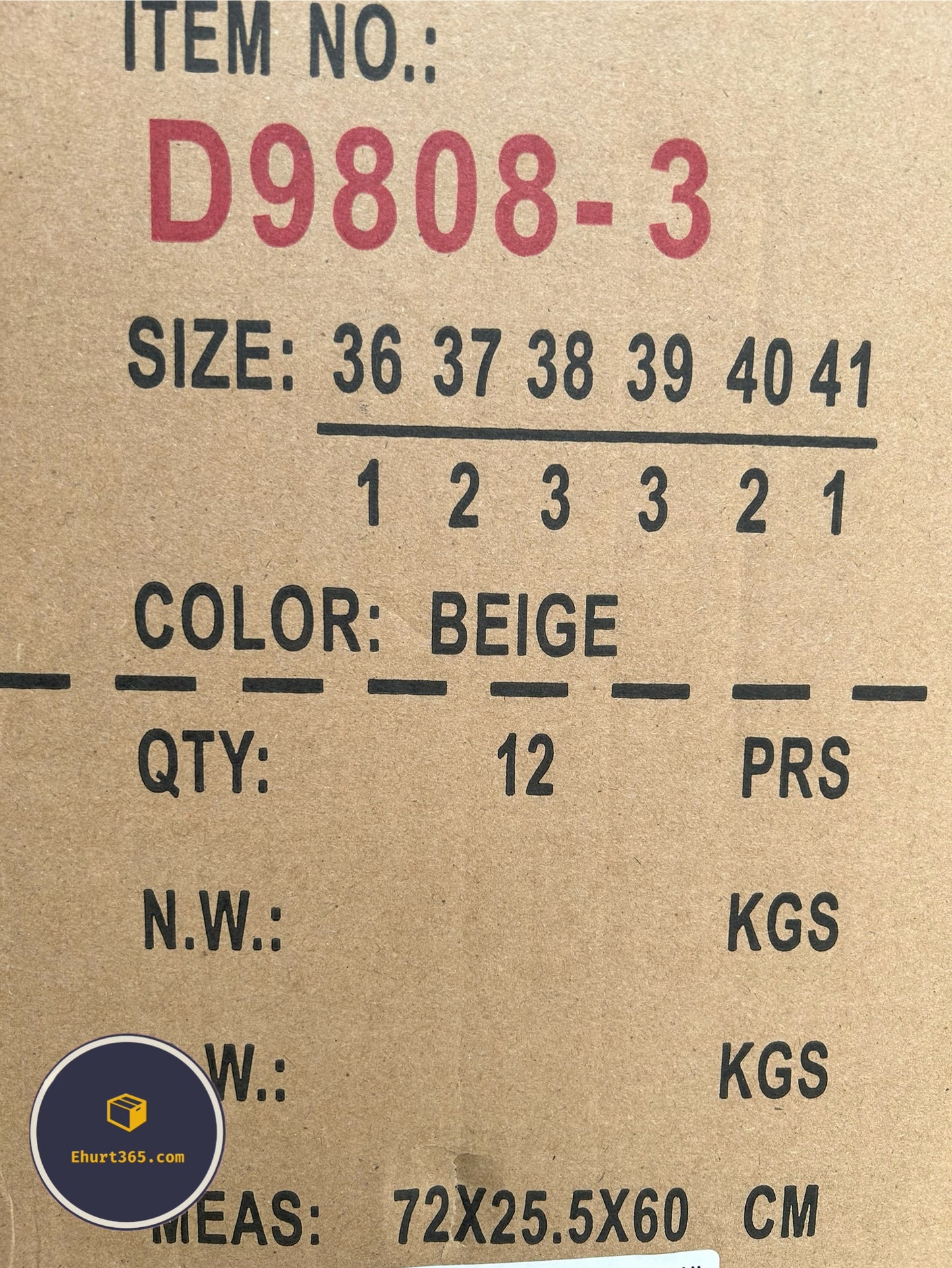 Botki ŚNIEGOWCE DAMSKIE (36-41) 12par D9808-3 BEIGE