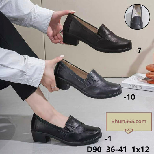 Buty damskie wsuwane półbuty D90