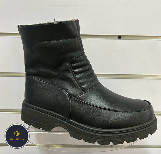 Botki Męskie   (40-46, 12par) A1302 Black