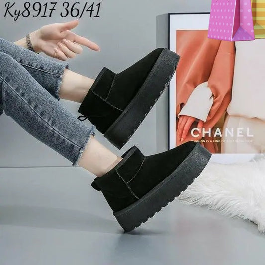 Botki EMU damskie (36-41, 12par) Ky8917 BLACK