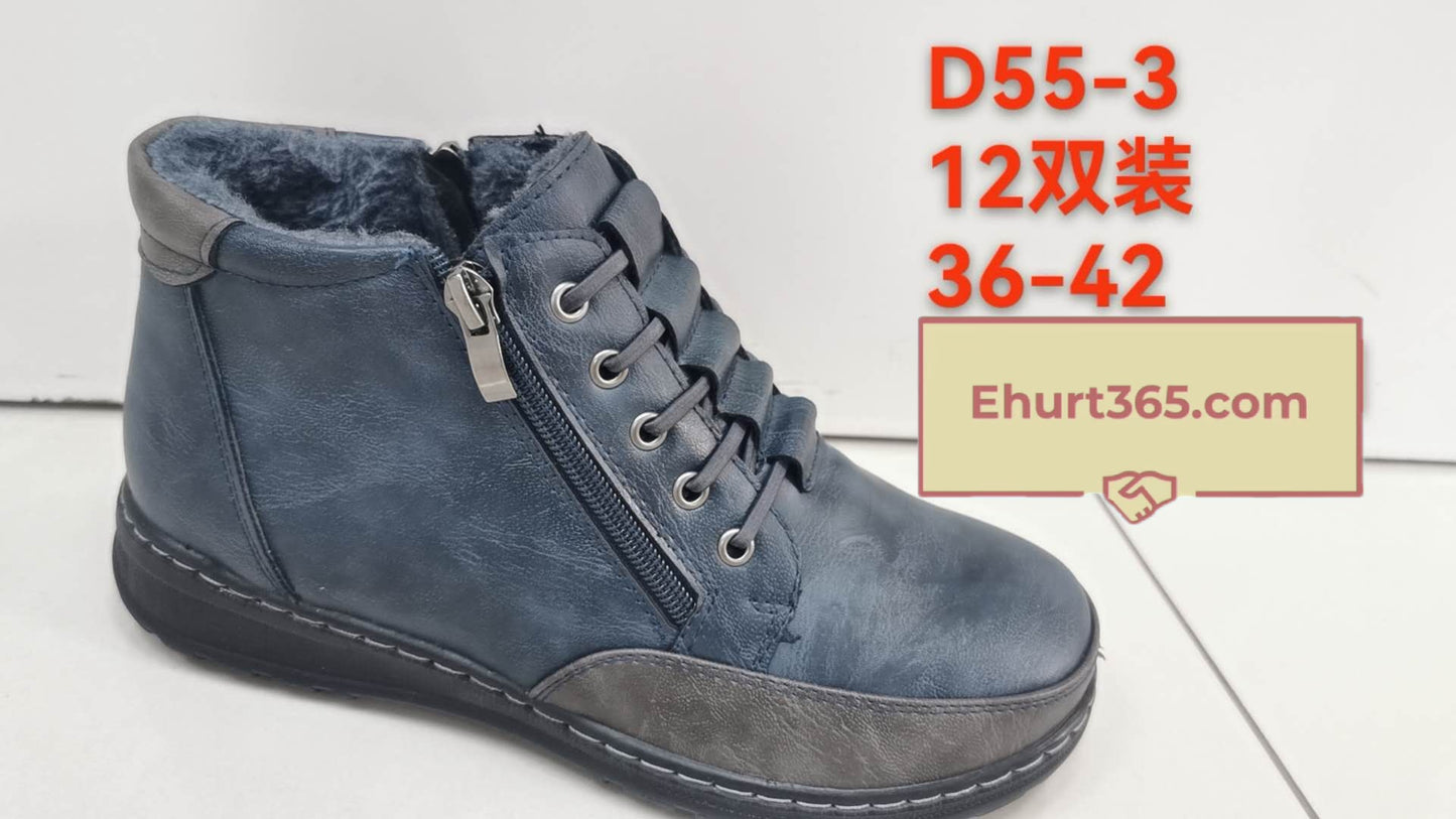 Botki damskie (37-42, 12par) D55