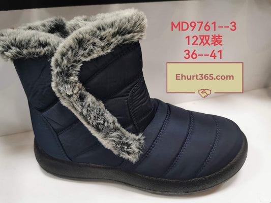 Botki Damskie (36-41) 12Par MD9761-3 NAVY