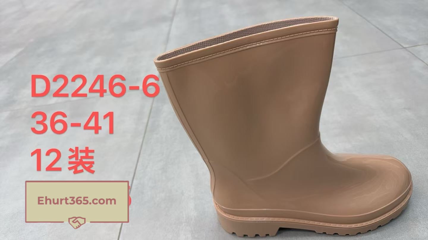 Kalosze damskie D2246-6 (36-41,12par)