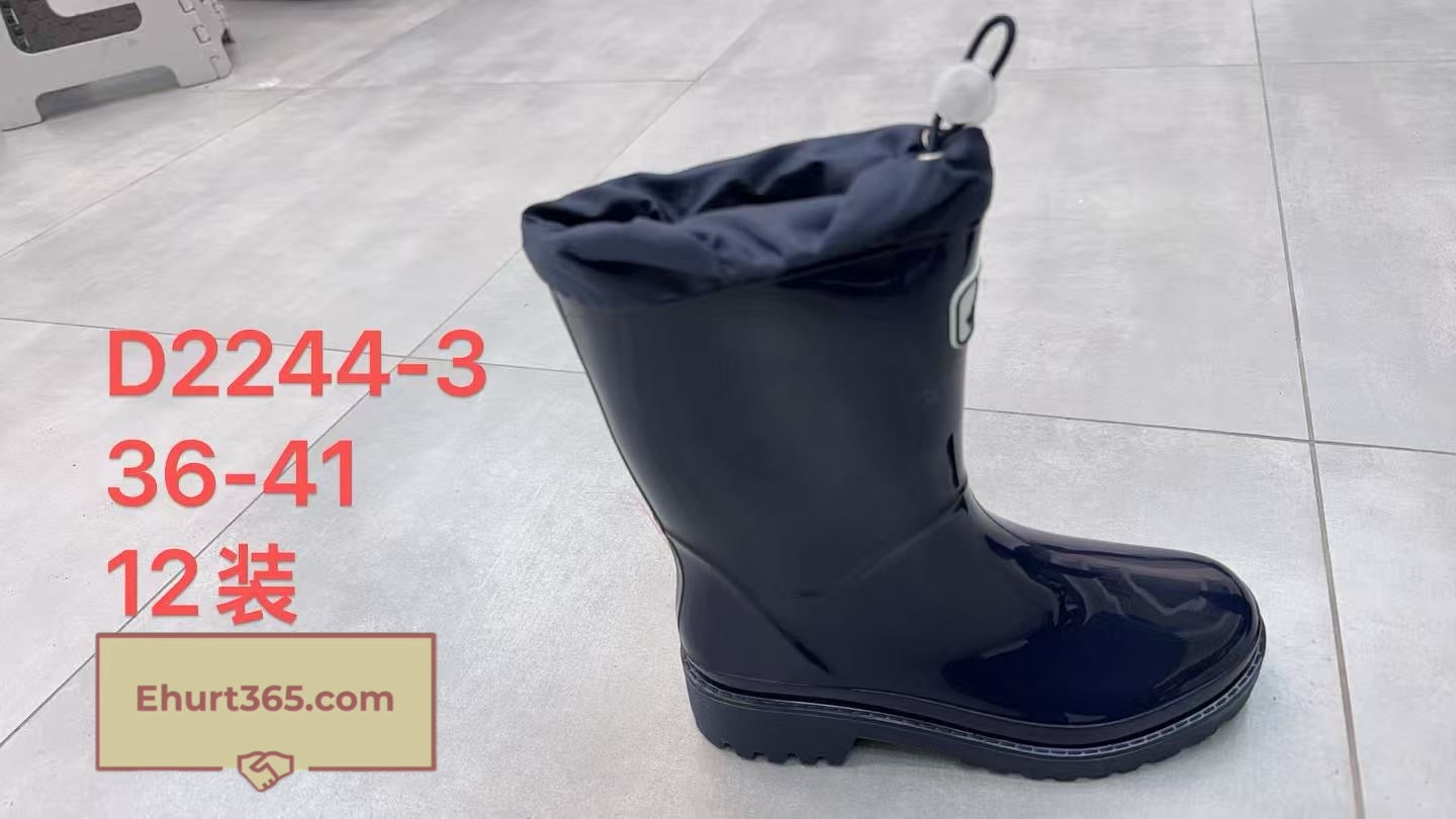 Kalosze damskie D2244-3 (36-41,12par)