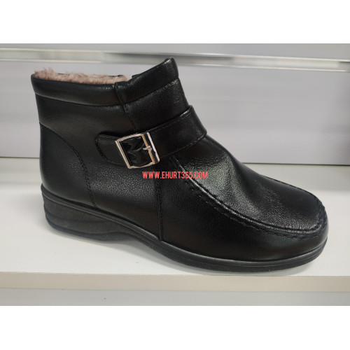 Botki Damskie 38-43,A17 BLACK