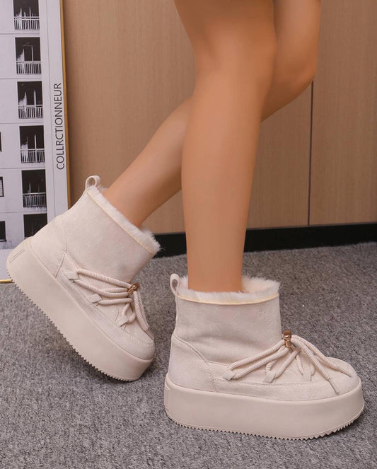 Botki damskie JJ59 BEIGE