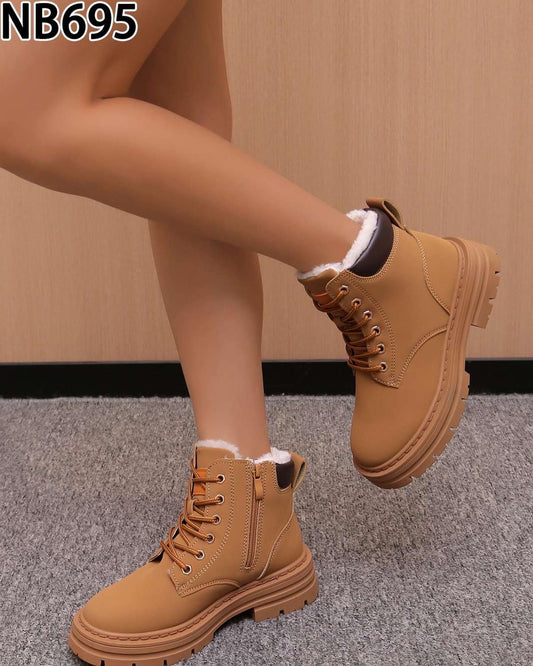 Botki damskie NB695 CAMEL
