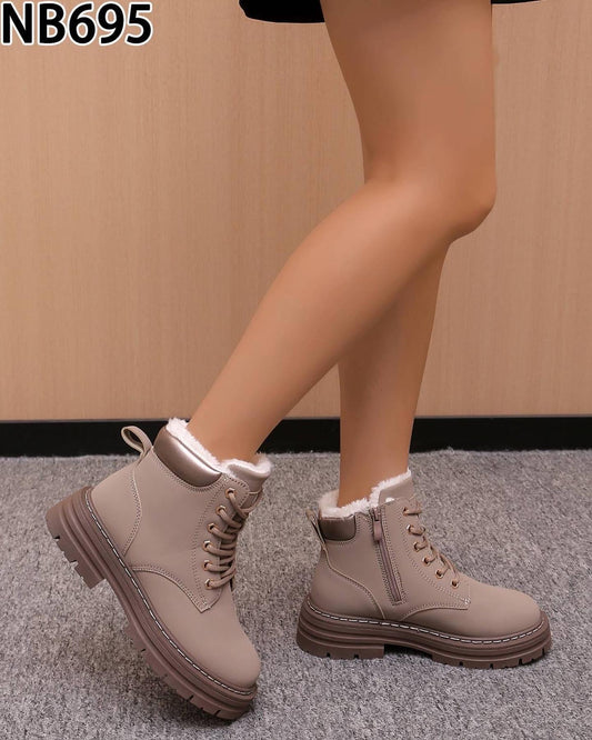 Botki damskie NB695 KHAKI