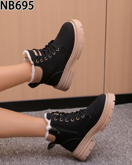 Botki damskie NB695 BLACK