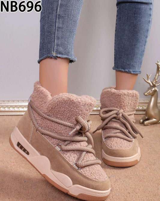 Botki damskie NB696 KHAKI