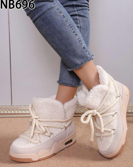 Botki damskie NB696 BEGIE