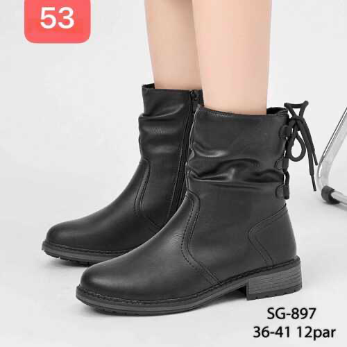 Botki damskie SG897 BLACK