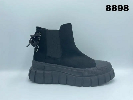 Botki damskie (36-41, 12par) 8898 BLACK