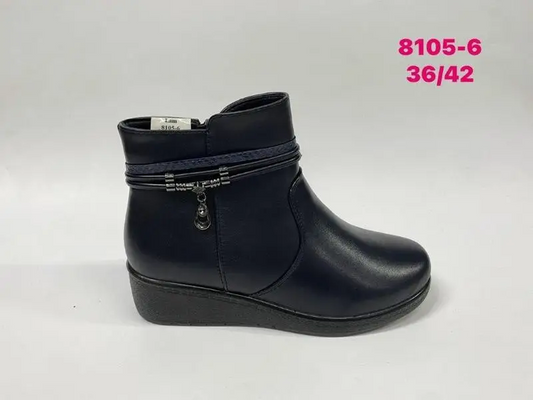 Botki Babcine (36-42, 12par) 8105-6 BLACK