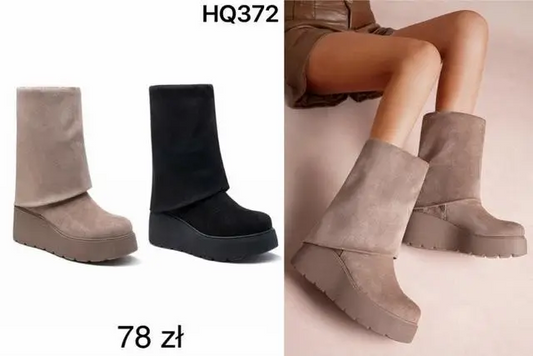 Botki na koturnie (36-41, 12par) HQ372
