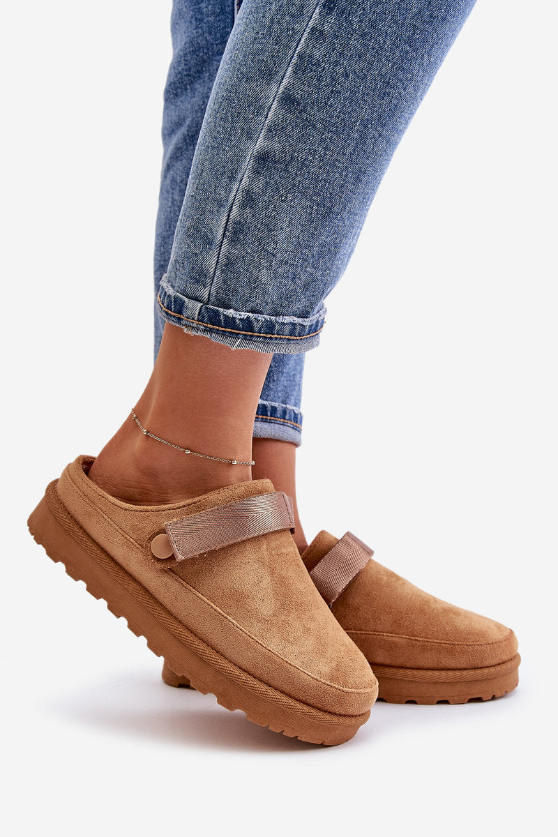 Kapcie Damskie La329 (36-41,12p) Brown