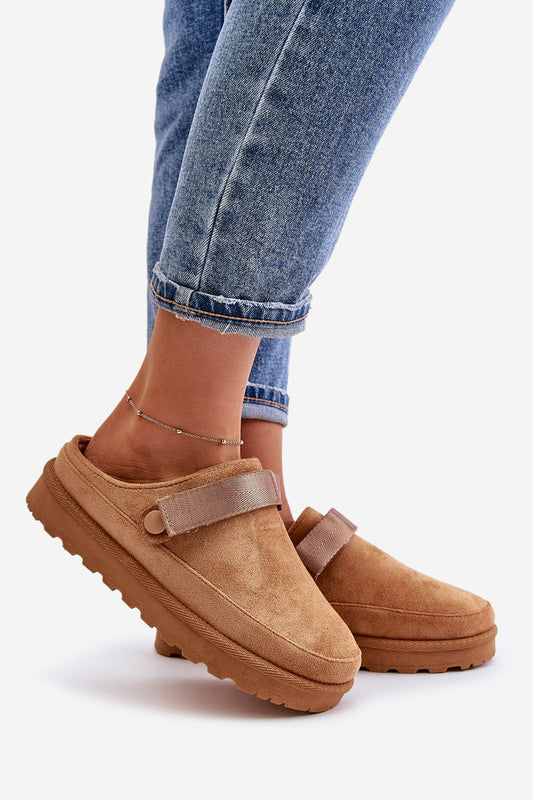 Kapcie Damskie La329 (36-41,12p) Brown