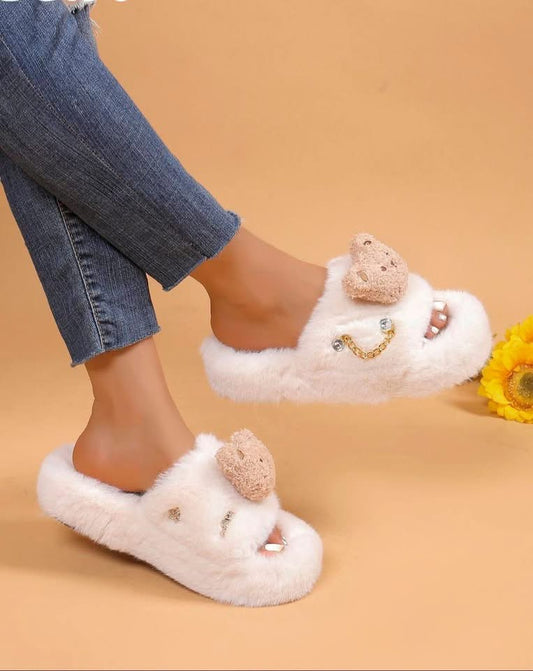 Kapcie Damskie bg190 (36-41,12p) White