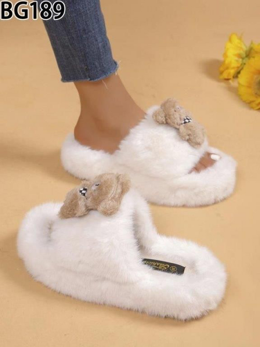 Kapcie Damskie bg189 (36-41,12p) White