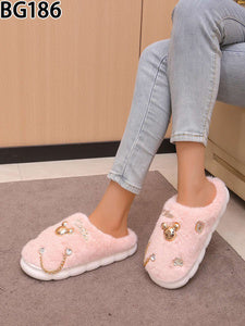 Kapcie Damskie Bg186 (36-41,12p) Pink