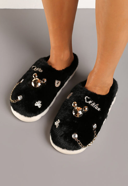 Kapcie Damskie Bg186 (36-41,12p) Black
