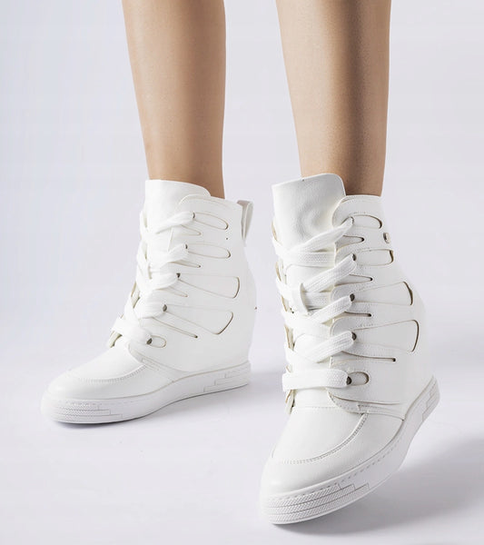 Botki Damskie (36-41) 12Par NS376 White