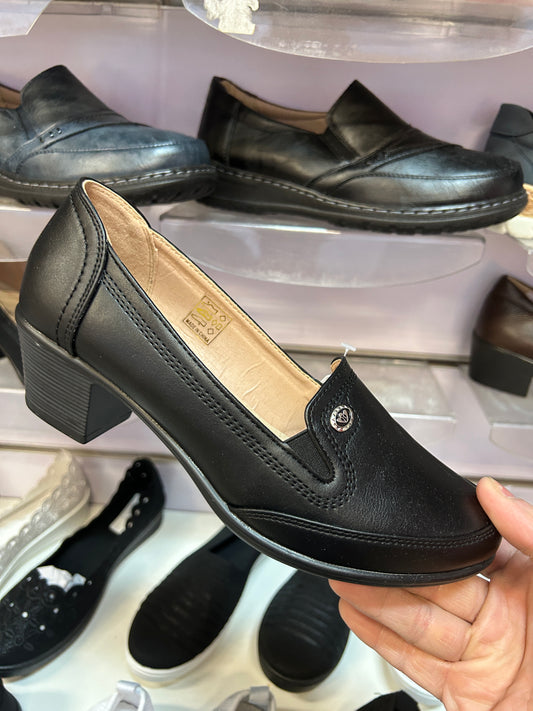 Półbuty na obcasie (36-41) 12P 2562-2 black