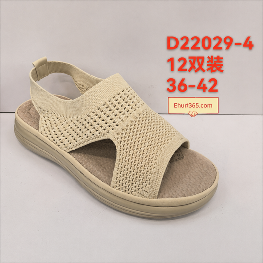 Sandały damskie D22029-4 (36-42,12Par)