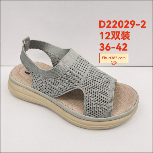 Sandały damskie D22029-2 (36-42,12Par)