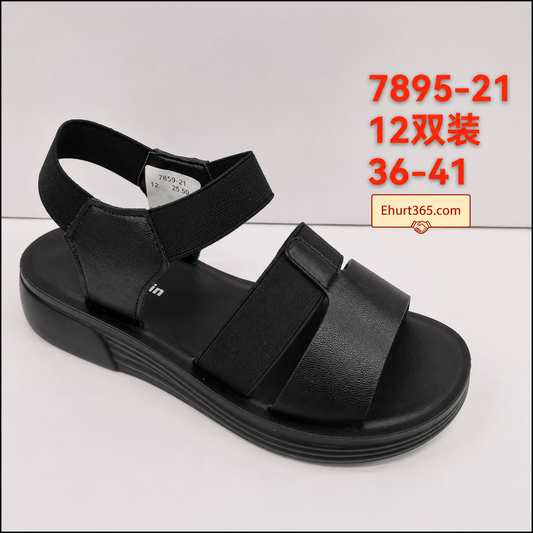 Sandały damskie D7895-21 (36-41,12Par)