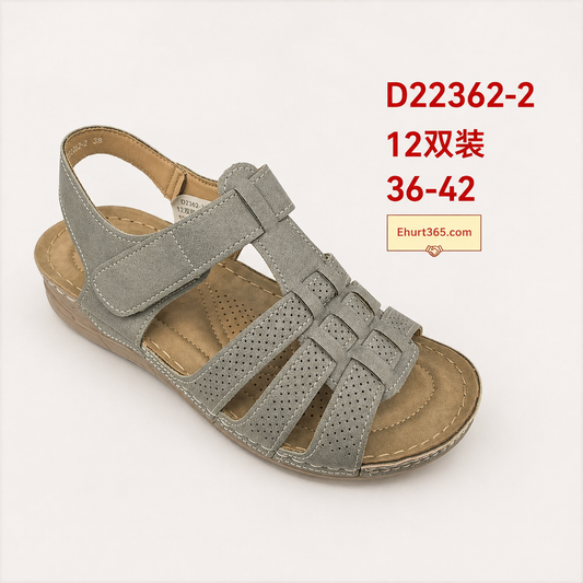 Sandały damskie D22362-2 (36-42,12Par)