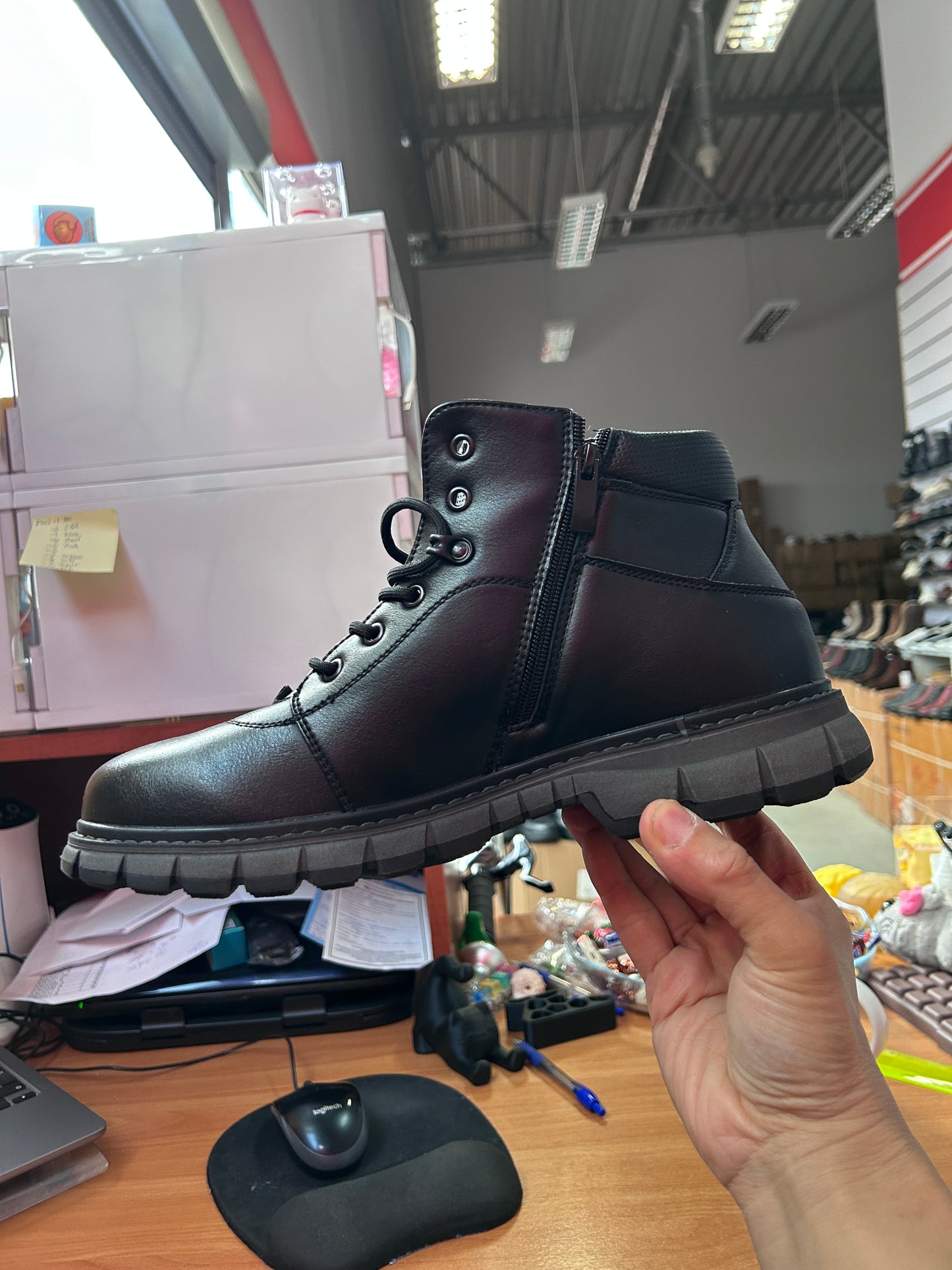Męskie ocieplane buty U62018-1