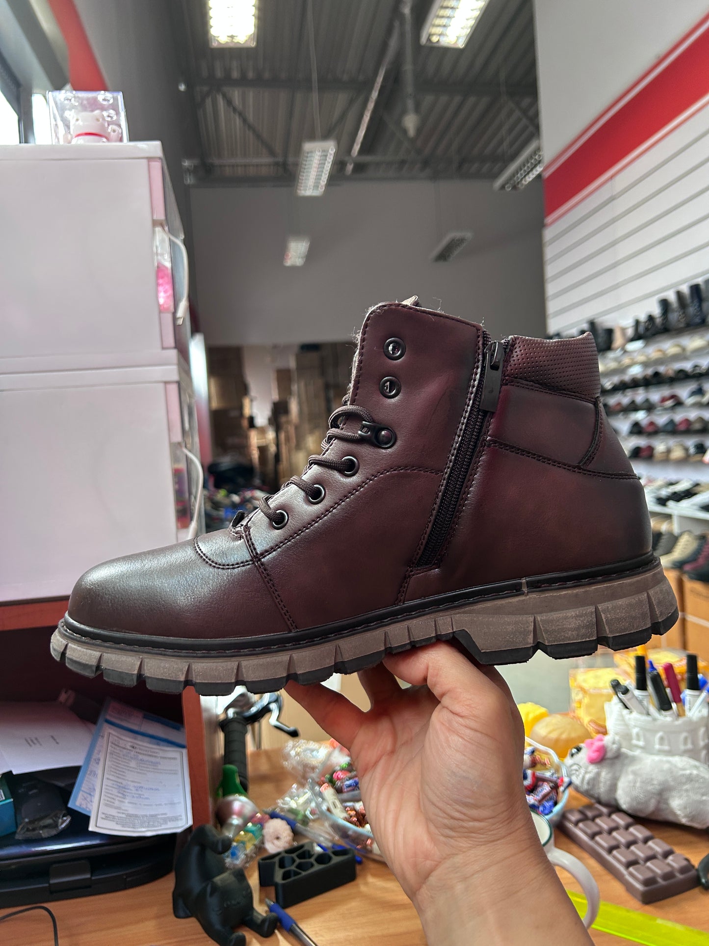 Męskie ocieplane buty U62018-2