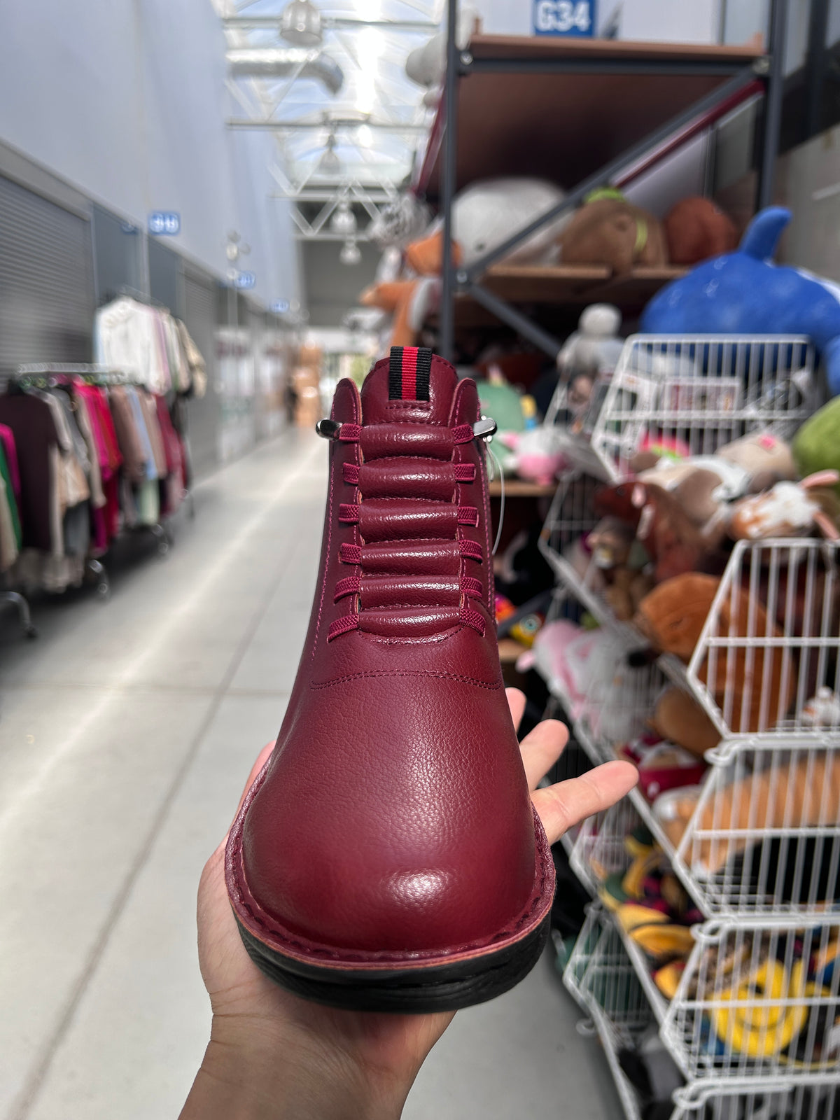 Botki Damskie (36-42) 12Par D25311-7 RED
