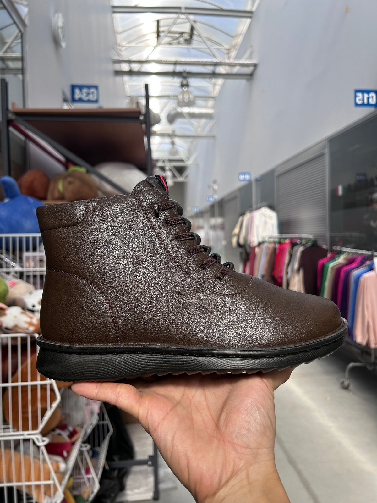 Botki Damskie (36-42) 12Par D25311-33 BROWN