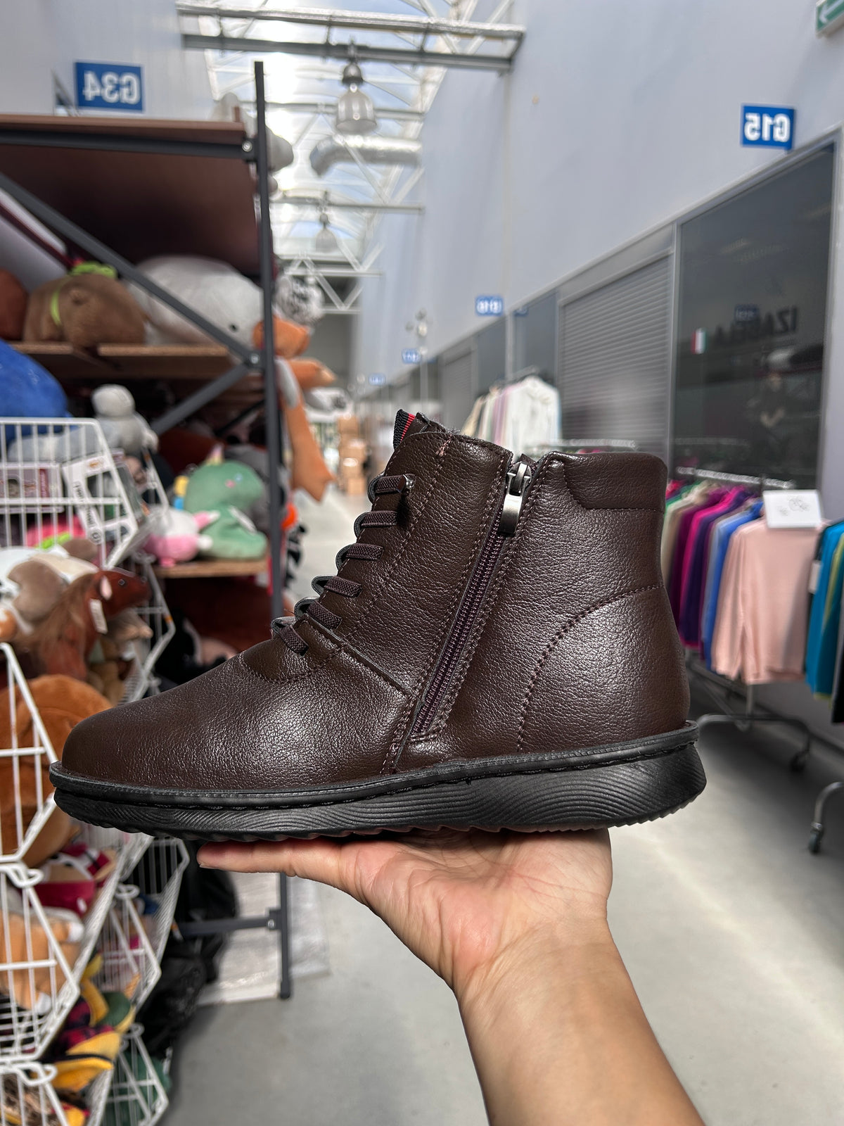 Botki Damskie (36-42) 12Par D25311-33 BROWN