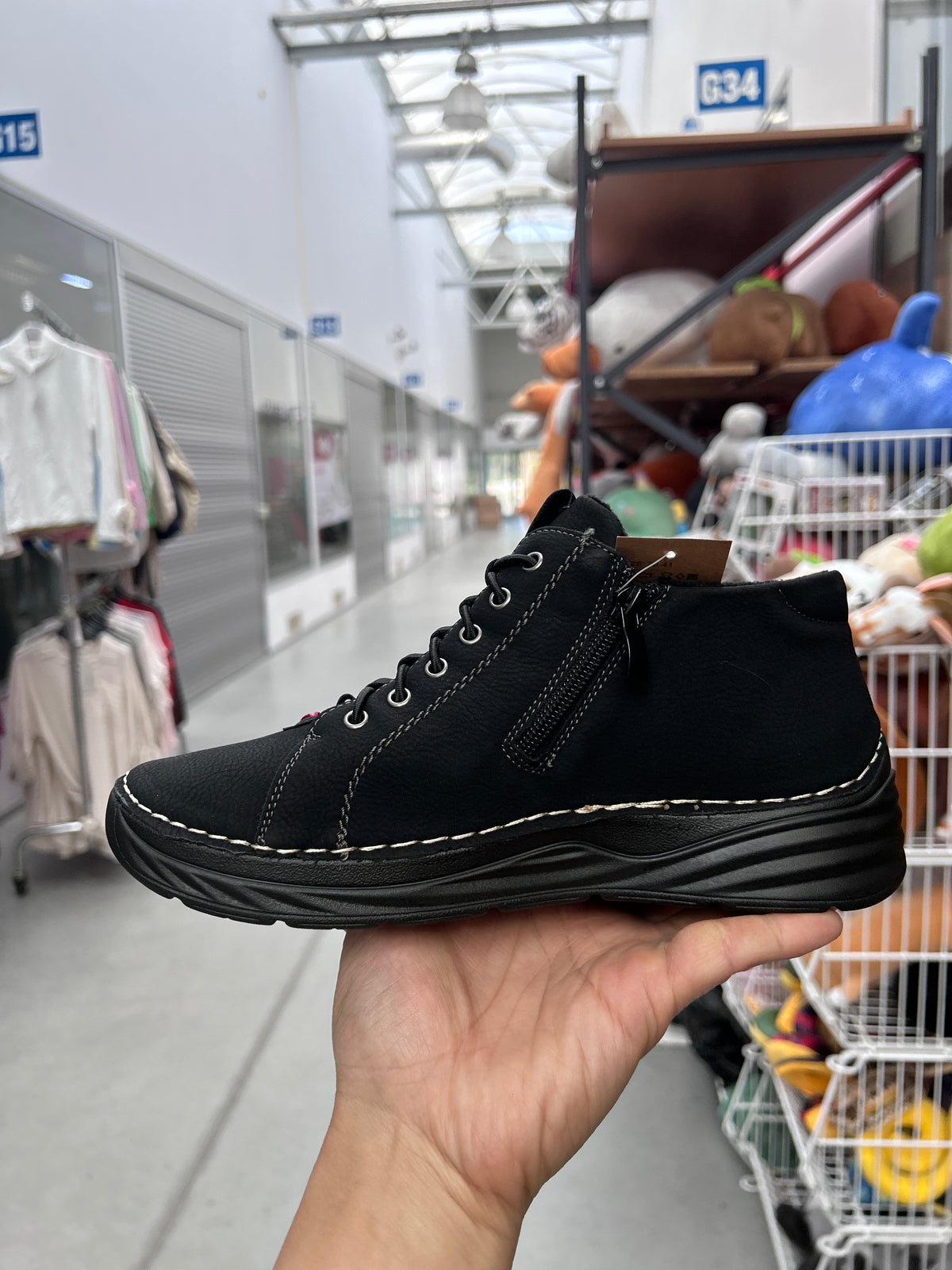 Botki Damskie (36-41) 12Par 9592-1 BLACK