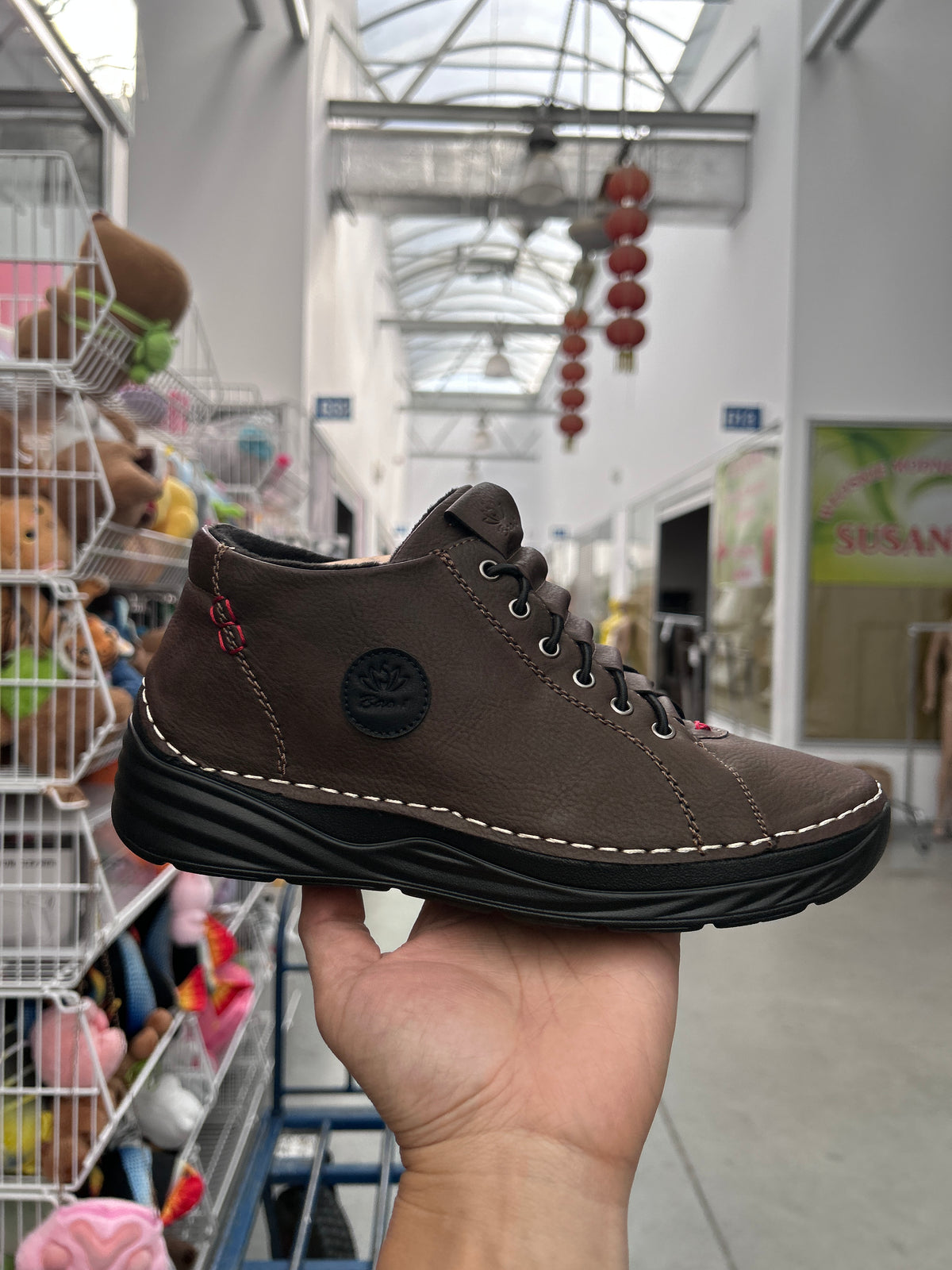 Botki Damskie (36-41) 12Par 9592-2 BROWN